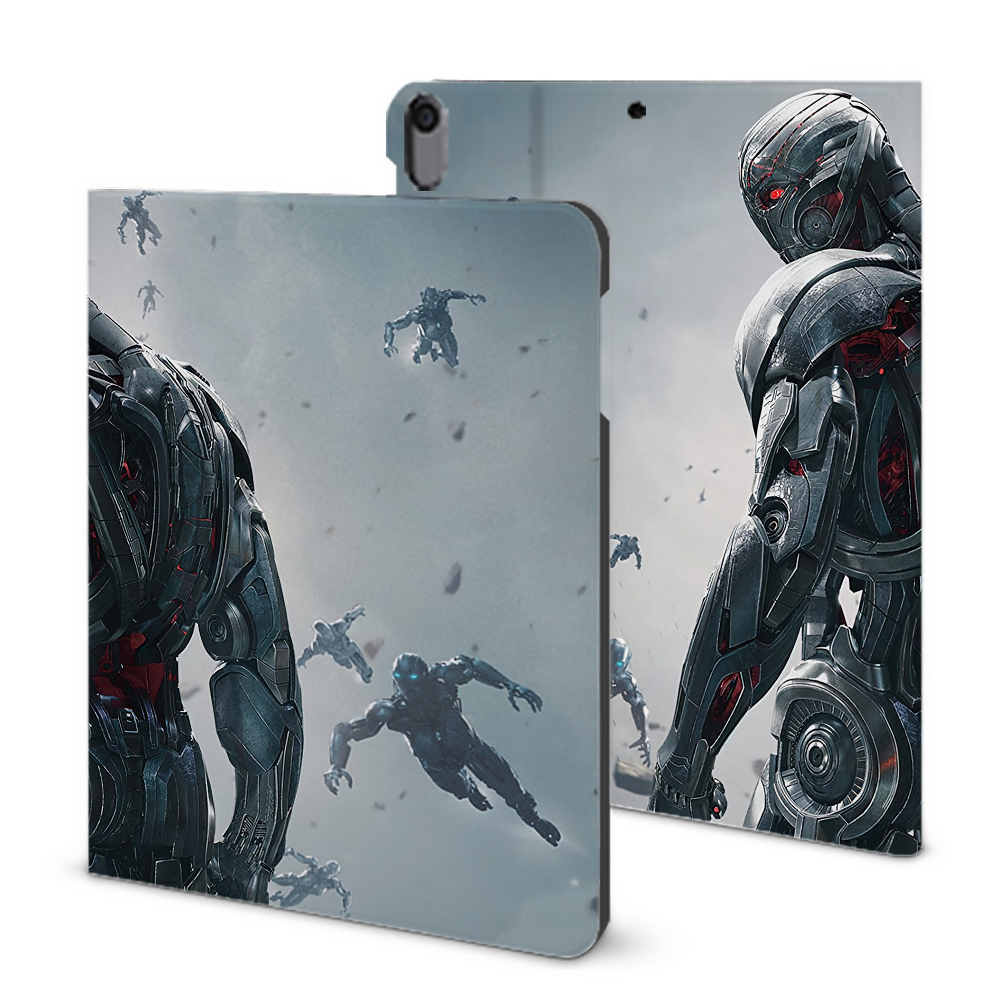 （画像用） アベンジャーズ The Avengers IPad ケース ブック型 PUレザー TPU 耐衝撃 軽量 薄型 ペン収納なし 全面保護 IPad 各モデル対応